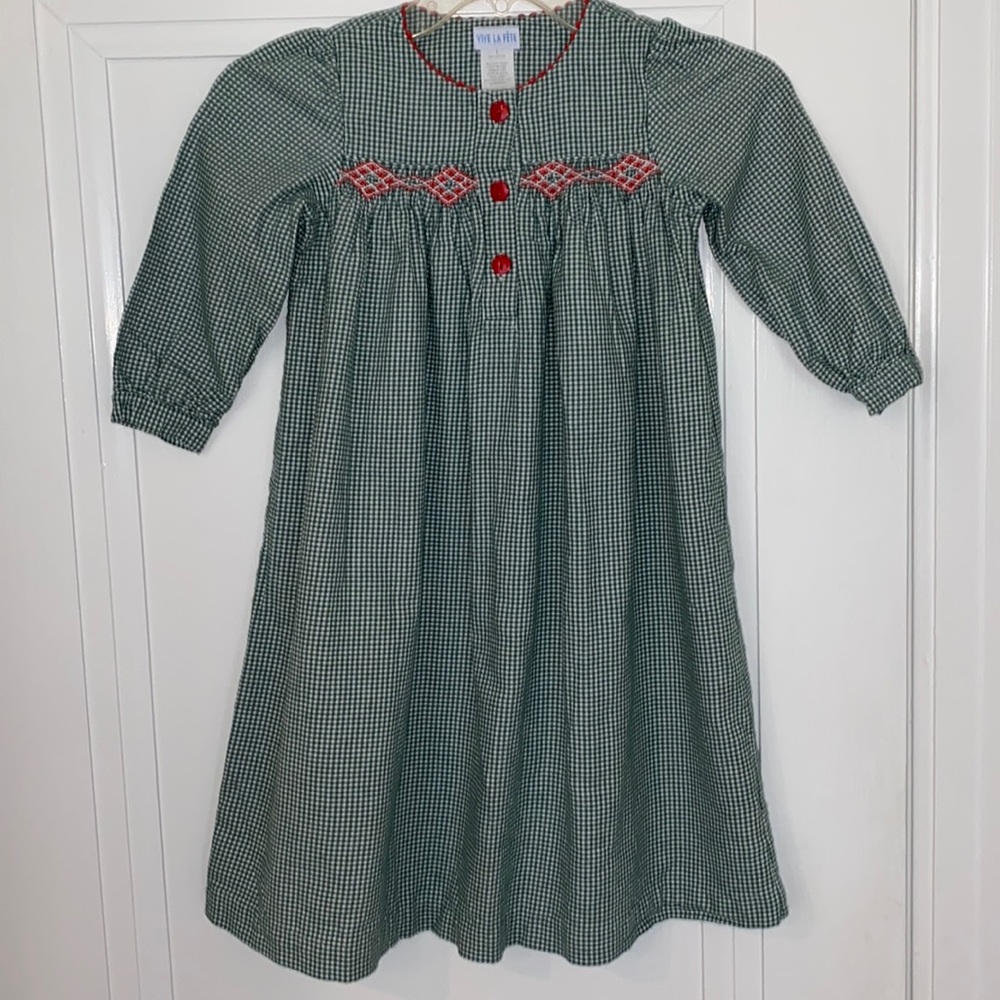Vice La Fete holiday dress for girls; sz 4; ex condition; discount shipping